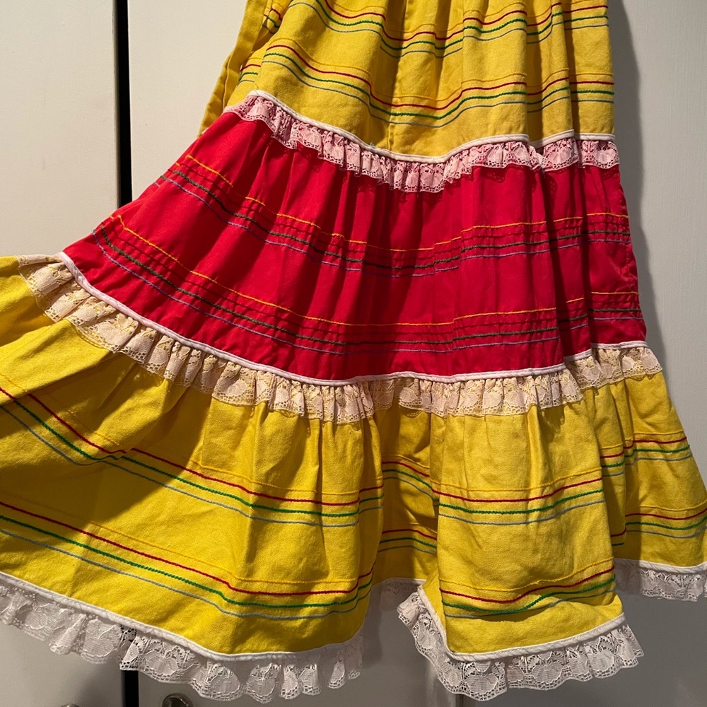 Petite Guatemalan birthday skirt - sz 00
